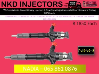 Toyota Hilux Diesel Injectors For Sale On Exchange With 6 Months Warranty