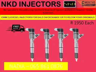 Gwm 2.8l Diesel Injectors For Sale On Exchange With 6 Months Warranty