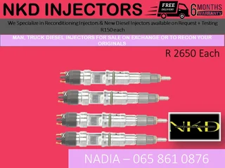 Man Truck Diesel Injectors For Sale Or To Recon