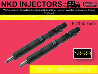 Nissan Micra 1.5 Diesel Injectors For Sale On Exchange Or To Recon With Warranty