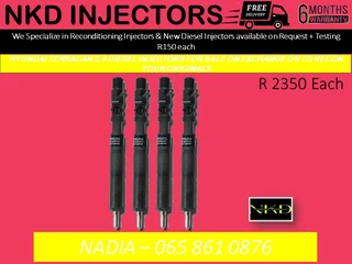 Hyundai Terrican 2.9 Diesel Injectors For Sale On Exchange Or To Recon