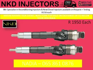 Nissan Navara Yd25 Diesel Injectors For Sale On Exchange Or To Recon With Warranty