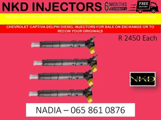 Captiva Delphi Diesel Injectors For Sale On Exchange Or To Recon