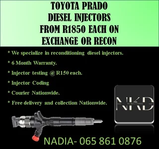 Toyota Prado Diesel Injectors For Sale On Exchange