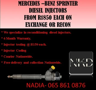 Mercedes Benz Sprinter Diesel Injectors For Sale On Exchange Or To Recon