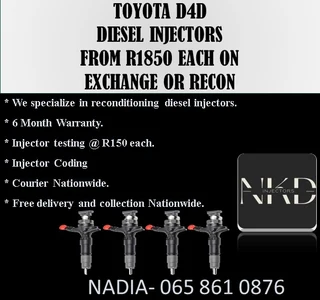 Toyota D4d Diesel Injectors For Sale On Exchange