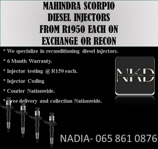 Mahindra Scorpio Diesel Injectors For Sale On Exchange With 6 Months Warranty