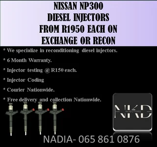 Nissan Np300 Diesel Injectors For Sale On Echange