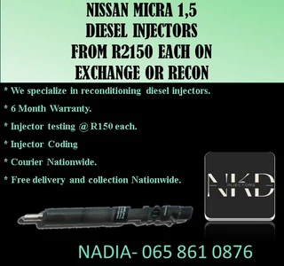 Nissan Micra 1.5 Diesel Injectors For Sale On Exchange With 6 Months Warranty