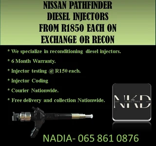 Nissan Pathfinder Diesel Injectors For Sale On Exchange With 6 Months Warranty