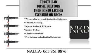 Toyota D4d Diesel Injectors For Sale On Exchange
