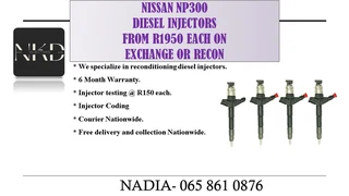 Nissan Np300 Diesel Injectors For Sale On Exchange