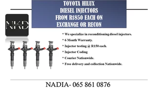 Toyota Hilux Diesel Injectors For Sale On Exchange