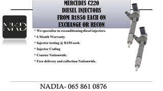 Mercedes C220 Diesel Injectors For Sale On Exchange Or To Recon