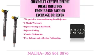 Chevrolet Captiva Diesel Injectors For Sale On Exchange With 6 Months Warranty