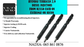 Hyundai Terrican 2.9 Diesel Injectors For Sale On Exchange