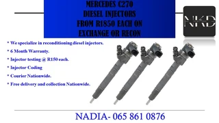 Mercedes C270 Diesel Injectors For Sale On Exchange Or To Recon