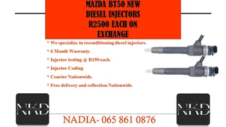 Mazda Bt50 New Diesel Injectors For Sale On Exchange Or To Recon