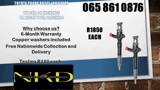 Toyota Prado Diesel Injectors For Sale On Exchange