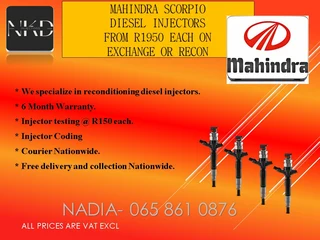Mahindra Scorpio Diesel Injectors For Sale On Exchange Or Recon