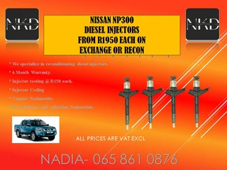 Nissan Np300 Diesel Injectors For Sale On Exchange Or Recon