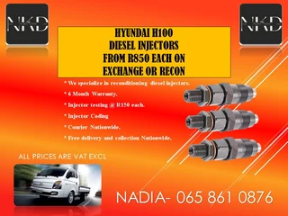 Hyundai H100 Diesel Injectors For Sale On Exchange Or Recon