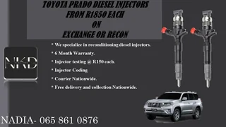 Toyota Prado Diesel Injectors For Sale On Exchange