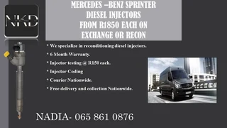 Mercedes Benz Sprinter Diesel Injectors For Sale Or To Recon