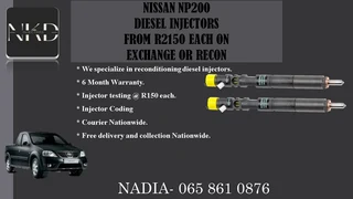 Jnissan Np200 Diesel Injectors For Sale On Exchange Or To Recon