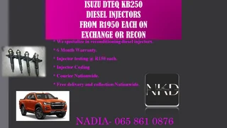 Isuzu Dteq Kb250 Diesel Injectors For Sale On Exchnage With 6 Months Warranty