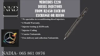 Mercedes C220 Diesel Injetors For Sale On Exchange Or To Recon With Warranty