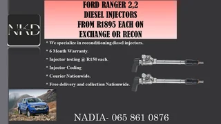 Ford Ranger 2,2 Diesel Injectors For Sale On Exchange