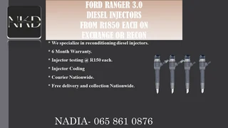Ford Ranger 3.0 Diesel Injectors For Sale Or To Recon