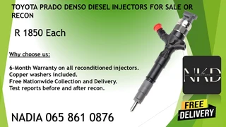 Tpyota Prado Diesel Injectors For Sale On Exchange