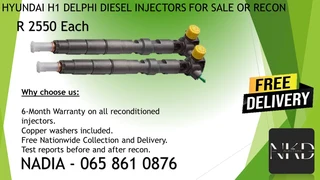 Hyundai H1 Diesel Injectors For Sale Or To Recon