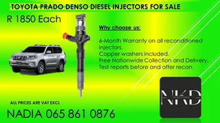 Toyota Prado Diesel Injectors For Sale On Exchange Or To Recon