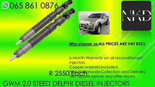 Gwm Diesel Injectors For Sale On Exchange Or Recon With Warranty And Test Reports