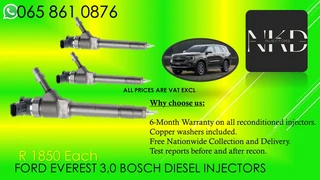Ford Everest 3.0 diesel injectors for sale on exchange or recon