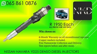 Nissan Navara Diesel Injectors For Sale On Exchange Or Recon