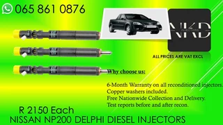 Nissan Np200 Diesel Injectors For Sale On Exchange Or Recon With Warranty