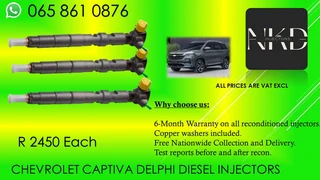 Chevrolet Captiva Delphi Diesel Injectors For Sale