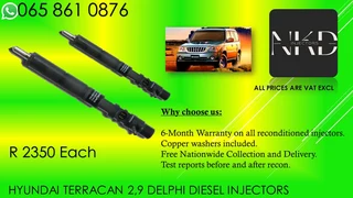 Hyundai Terracan 2.9 diesel injectors for sale on recon
