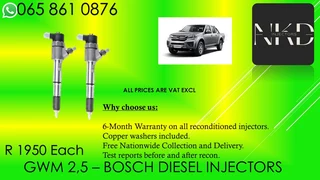 Gwm 2.5 Diesel Injectors For Sale On Exchange