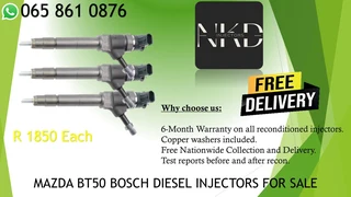 Mazda Bt50 Diesel Injcetors For Sale On Exchange Or To Recon With Warranty