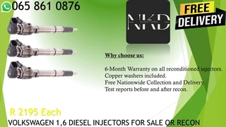 Audi 1.6 Diesel Injectors For Sale On Exchange With Warranty