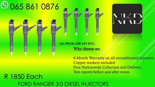 Ford Ranger 3.0 diesel injectors for sale