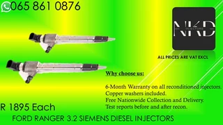Ford Ranger 3.2 injectors for sale or recondition your own