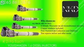 Audi 1.6 Diesel Injectors For Sale On Exchange Or Recon