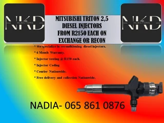 Mitsubishi Triton 2.5 Diesel Injectors For Sale On Exchange Or To Recon