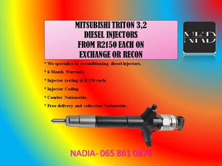 Mitsubishi 3.2 Diesel Injectors For Sale On Exchnage Or To Recon With Warranty